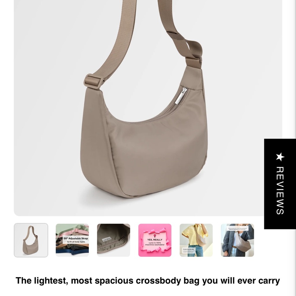 Elegant Beige Crossbody Bag